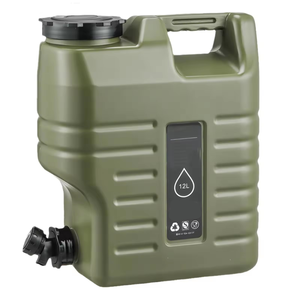 Seau extérieur 12L PE de qualité alimentaire pour le <span class=keywords><strong>camping</strong></span>, la maison, le stockage de l'eau potable, seau vide pur avec robinet, voiture, grande capacité - Product Image 2