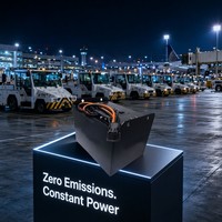 Batterie au lithium pour tracteur d'avion 80V 500Ah LiFePO4, remplacement de batterie au plomb-acide, pour tracteur de poussée GSE d'aéroport, couple élevé, aviation