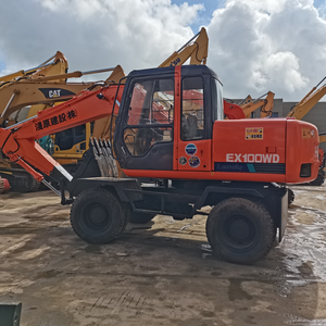 รถขุดไฮดรอลิกแบบตีนตะขาบ Hitachi Ex100 ขนาด 10 ตัน ระบบไฮดรอลิกขนาดกลาง พร้อม PLC และเกียร์ มีสินค้าในสต็อก - Product Image 6