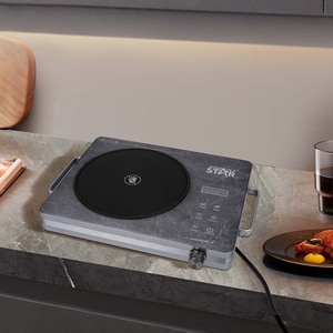 เตาไฟฟ้าเซรามิก Winning Star Home Smart Touch 2000W กำลังไฟสูง ทนความร้อนสูง แผงคริสตัลสีดำขัดเงา - Product Image 2
