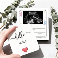 Anuncio de Embarazo para Abuela y Abuelos, Caja Sorpresa con Marcos para Fotos de Ultrasonido, Anuncio de la Próxima Llegada del Bebé
