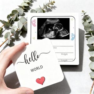 Annonce de grossesse <span class=keywords><strong>pour</strong></span> les grands-parents, boîte surprise avec cadre <span class=keywords><strong>pour</strong></span> photos d'échographie, annonce de naissance imminente - Product Image 2