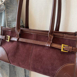 Bolso de hombro de mujer con cremallera de diseño, nuevo, de lujo, con logotipo personalizado a la moda. - Product Image 2