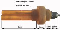 Sensor de Conductividad TDS Industrial en Línea JIRS con Certificación CE ISO9001 RoHS, SUS316L IP68 ATC 4-20mA RS485 para RO, Aguas Residuales y Acuicultura