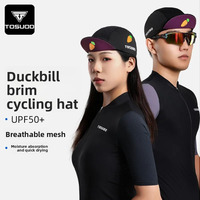 Gorra de Ciclismo TOSUOD para Adultos, de Poliéster, Secado Rápido, para Verano, con Visera, Protección Solar, para Hombres y Mujeres, Absorbe el Sudor
