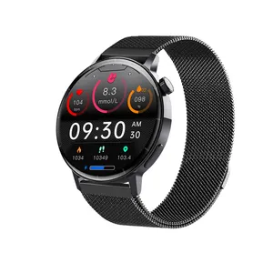 F67 wasserdichte intelligente Uhr Vollbildschirm 1,43 Zoll HRV Bericht Blutlipide rund wähler Herzfrequenzmesser Sport intelligente Armband