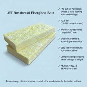 <span class=keywords><strong>Laine</strong></span> de verre marron standard australienne R2.5 R3.0 R4 R3.5 R5 R6 R7 pour isolation des murs intérieurs et plafonds en fibre de verre - Product Image 4
