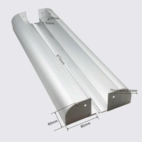 Nouvelle Version 680mm côté aluminium camping-car caravane Yacht RV toit panneau solaire support de montage becquet