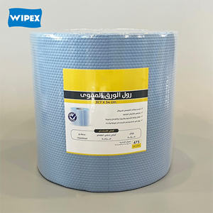 Wipex Disposablt Jumbo Toallitas industriales Spunlace Tela no tejida Materia prima industrial Pulpa de madera <span class=keywords><strong>PP</strong></span> Tela no tejida - Product Image 2