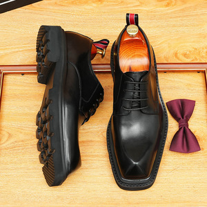 Zapatos Oxford de Alta Gama, Cuero Genuino, Hechos a Mano, Personalizados para Hombre, Otoño, Bodas, Negocios, Eventos Formales, Antideslizantes - Product Image 4