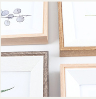 Accueil Cadre photo rustique en bois vintage avec verre haute définition pour dessus de table mural