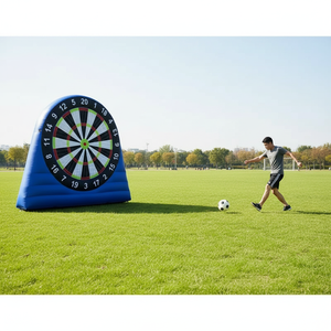 Cible géante gonflable <span class=keywords><strong>de</strong></span> football pour jeux sportifs en extérieur, jardin, <span class=keywords><strong>salle</strong></span> <span class=keywords><strong>de</strong></span> <span class=keywords><strong>sport</strong></span>, camping - Product Image 1