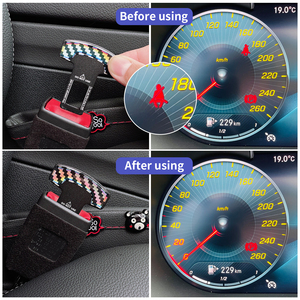 Clip d'alarme pour <span class=keywords><strong>ceinture</strong></span> de sécurité de voiture, bloqueur silencieux, éliminateur universel - Product Image 4