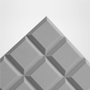 Panel de espuma aislante de sonido personalizable directo del fabricante, diseño moderno, corte de pared, Material insonorizado - Product Image 3