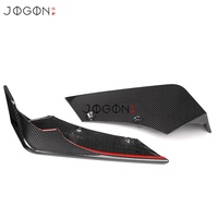 Ailerons de pare-chocs arrière pour Chevrolet Corvette C8 Z06 Coupé 2023-2026, en fibre de carbone véritable, accessoires extérieurs, 2 pièces