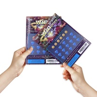 Cartes à gratter populaires personnalisées en carton pour sérigraphie, impression numérique, jeu de cartes à gratter, cartes de loterie en gros