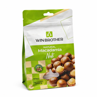 Sachet Doypack en Mylar plastique de qualité alimentaire avec fermeture zip pour snacks, noix, fruits secs, emballage alimentaire, pochette autoportante
