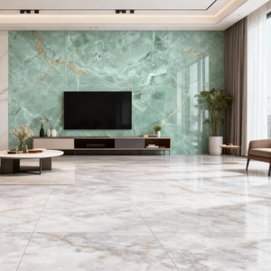 Carreaux muraux en porcelaine rustique antibactériens écologiques durables à texture d'eau courante pour les projets de villas, d'appartements et d'hôtels - Product Image 6