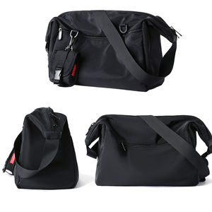 Sacs messagers de style coréen pour hommes et femmes, grand sac de voyage décontracté, sac à bandoulière en nylon imperméable pour ordinateur portable - Product Image 3