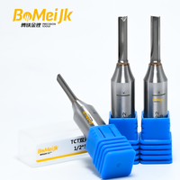 BoMeiJK Factory Direct TCT 2 Flute 45 Helix Angle Straight Router Bit ODM OEM Woodworking Cutter