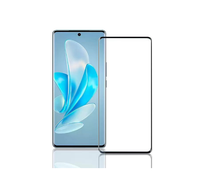 Verre trempé pour téléphone à colle complète incurvée 3D pour Samsung S24+ S23+ Note 20U Protection d'écran complète pour Vivo V30 V29 Google 7Pro