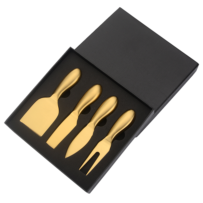4 Piece Stainless Steel Cheese Knife