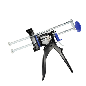 Pistolet à mastic manuel double <span class=keywords><strong>cartouche</strong></span> 1:1 <span class=keywords><strong>en</strong></span> alliage d'aluminium robuste 50 ml, distributeur de résine époxy bicomposante - Product Image 2