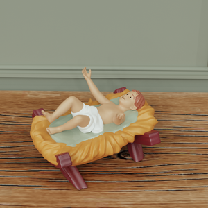 Figurine <span class=keywords><strong>de</strong></span> bébé <span class=keywords><strong>Jésus</strong></span> en résine personnalisée pour collection religieuse Statue <span class=keywords><strong>de</strong></span> bébé <span class=keywords><strong>Jésus</strong></span> avec <span class=keywords><strong>berceau</strong></span> pour décor <span class=keywords><strong>de</strong></span> nativité <span class=keywords><strong>de</strong></span> Noël - Product Image 6