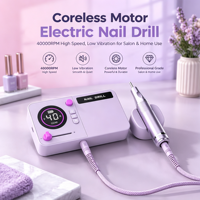 Perceuse à ongles électrique sans fil 18000 tr/min avec batterie rechargeable, lime à ongles portable pour manucure professionnelle en salon OEM