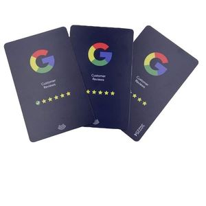 บัตรธุรกิจพลาสติก NFC ชิปแบบกำหนดเองสำหรับโซเชียลมีเดีย รีวิวเราบน Google รีวิว NFC - Product Image 2