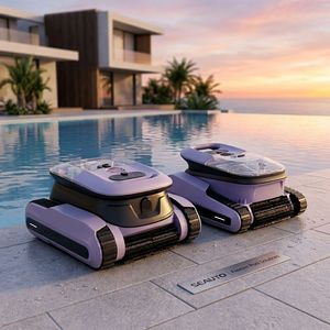 Nettoyeur de piscine robotisé commercial pour le nettoyage de la <span class=keywords><strong>ligne</strong></span> <span class=keywords><strong>d</strong></span>'<span class=keywords><strong>eau</strong></span> et l'escalade des parois, idéal pour les hôtels, les centres de villégiature et les piscines publiques - Product Image 1