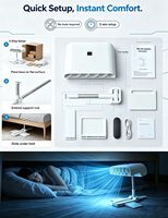 Sistem Pendingin Kipas Tempat Tidur Midnight Fantail, Kipas Tempat Tidur Tanpa Kabel di Bawah Sprei untuk Pengguna yang Mudah Panas Saat Tidur dan Mengalami Keringat Malam dengan Sertifikat CE