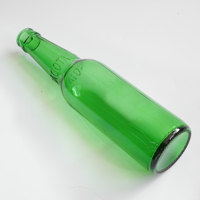 Bouteilles de bière classiques vides vertes de 355 ml avec bouchon couronne, certifiées ISO9001, emballage pour bière artisanale, vente en gros