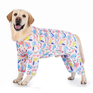 Vêtements pour chiens de compagnie à quatre pattes en maille d'été imprimée <span class=keywords><strong>Labrador</strong></span> Shiba Inu <span class=keywords><strong>Golden</strong></span> <span class=keywords><strong>Retriever</strong></span> pour chiens de taille moyenne et grande - Product Image 6