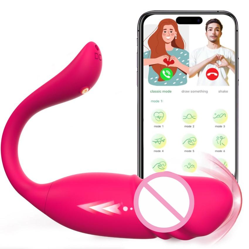 app controlled thrusting dildo APP Control Thrusting Vibrator for Women Silicone Clitoris Stimulator  Bluetooth Rotating Telescopic Dildo Remote G Spot Sex Toy from Dhgate  Vibrators main image 1