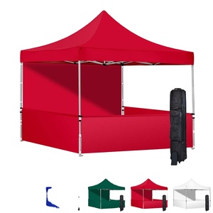 Giá rẻ không thấm nước 10*10 ngay lập tức thép lều ngoài trời Tán lều thương mại bật lên lều với lỗ thông hơi hàng đầu và bánh xe mang theo túi - Product Image 4