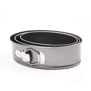 Juego de moldes para pasteles ovalados, 3 piezas, de acero al carbono, con base extraíble, para uso doméstico. - Product Image 3