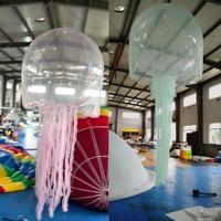 Ballon gonflable en forme de méduse GAUSS RC avec éclairage LED coloré pour la décoration de fêtes, de boîtes de nuit et de grands événements