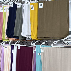 Hijab de Jersey sólido elegante de alta calidad, bufandas versátiles transpirables modernas ecológicas, hiyab musulmán para las cuatro estaciones, vida diaria - Product Image 4