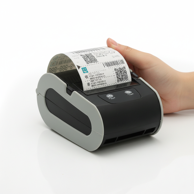3Inch Portable Thermal Receipt & Label Printer with Rechargeable Battery Wireless Bluetooth Bill Printing Machine for Cell Phone