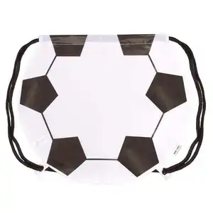 Custom Sports Soccer Drawstring Backpack Bag Wholesale Promotional Customized Bags