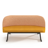 Área pública nórdica Muebles sueltos Semicírculo Moderno Lujo Diseño original Sofá Combinación libre Sofá Conjunto