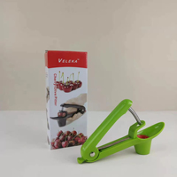 Keukengadgets Kersenpitter Plastic Fruitkern Zaadverwijderaar Draagbare Boor Handleiding Olijf Kersen Pitter Gereedschap