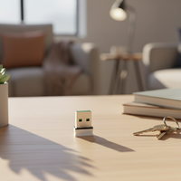 Adaptador WiFi USB Inalámbrico de Alto Rendimiento, 150Mbps, 2.4GHz, 802.11n, Chipset RTL8188EUS, Plug and Play, para Computadoras de Escritorio y Portátiles, Windows y Linux