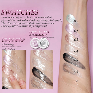 ظلال عيون جل لامعة بلمسة لؤلؤية براقة، 7 ألوان اختيارية - Product Image 2