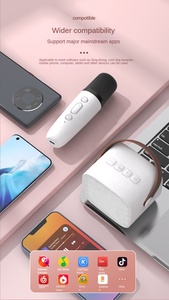 Loa <span class=keywords><strong>Bluetooth</strong></span> 5.<span class=keywords><strong>0</strong></span> <span class=keywords><strong>Mini</strong></span> <span class=keywords><strong>2</strong></span> Trong 1 Tiện Dụng Mới Micrô Karaoke Hệ Thống Loa Âm Thanh Nổi Kèm Micro Hỗ Trợ Thẻ TF - Product Image 4