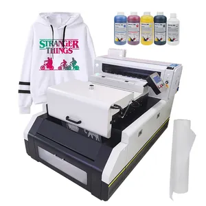 Крупноформатный принтер DTF, 60 см, струйный термопресс, виниловая бумага, ПЭТ пленка, DTG, переводная футболка, печатная машина