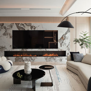 Chimenea de Simulación de Llama 3D Avanzada, Funcionamiento Súper Silencioso, Larga Vida Útil, para Decoración Interior de Hogar, Hotel, Cafetería - Product Image 1