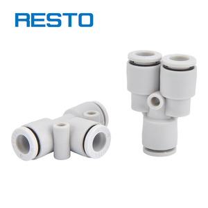 Соединительные фитинги для пневматических шлангов RESTO PY-C Mini: быстроразъемные, пластиковые, с фиксацией нажатием - Product Image 3