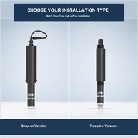 Capteur numérique de désinfectant ABS avec installation filetée à baïonnette, moniteur de chlore recouvert d'une membrane pour le traitement de l'eau